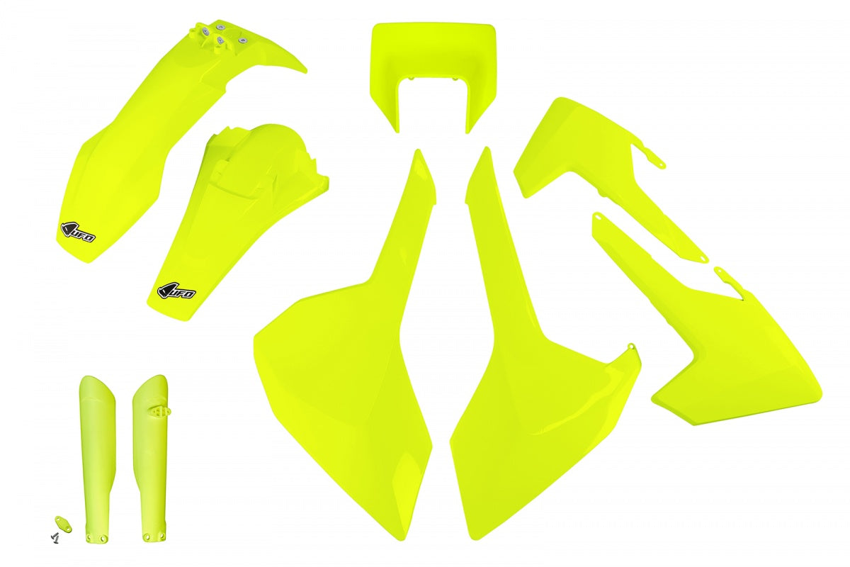 UFO Plastics Kit - Husqvarna 621F Neon Yellow