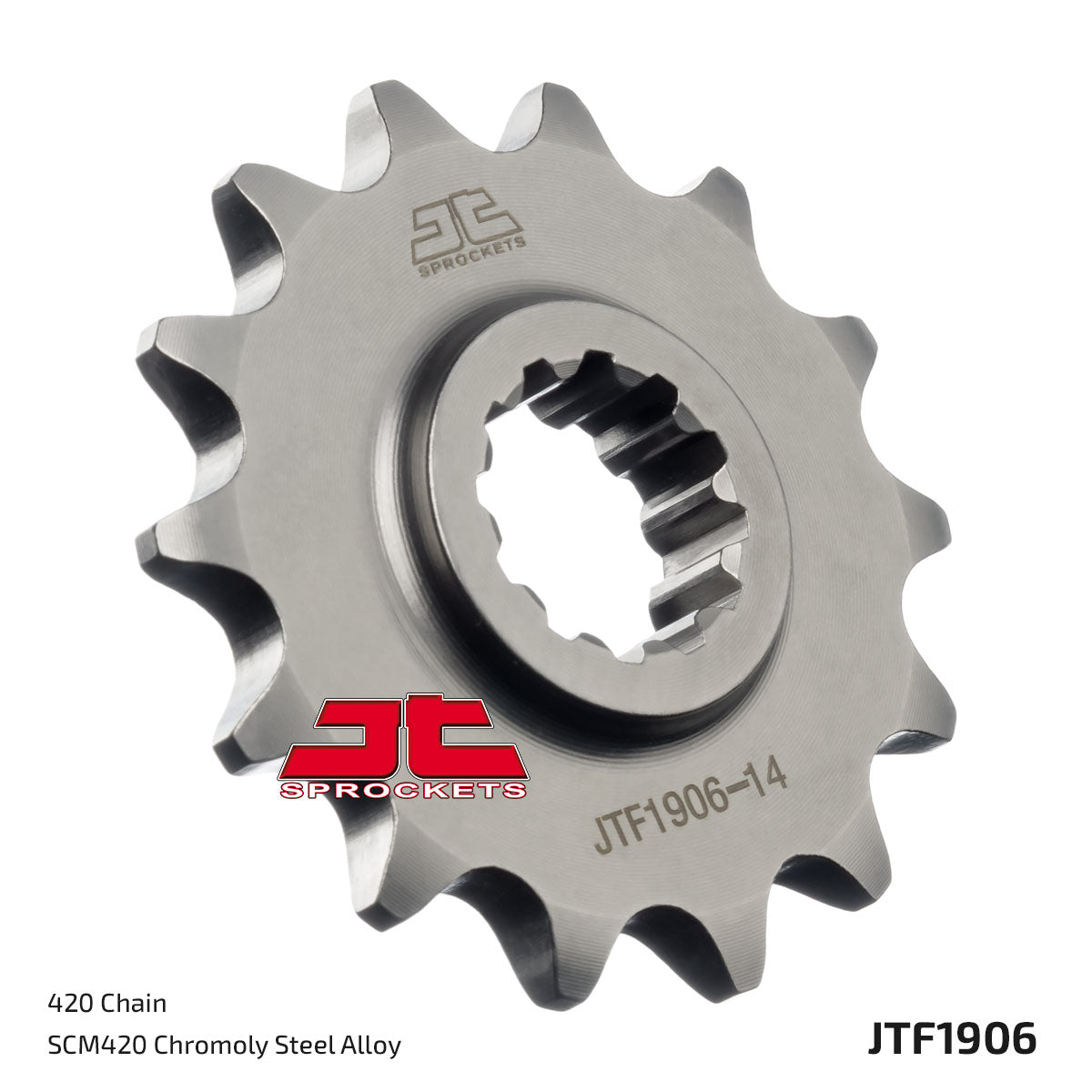 JT Sprockets Front Sprocket Anti-Mud - 65cc Minicross (Pitch 420) (21-23) - Husqvarna/KTM