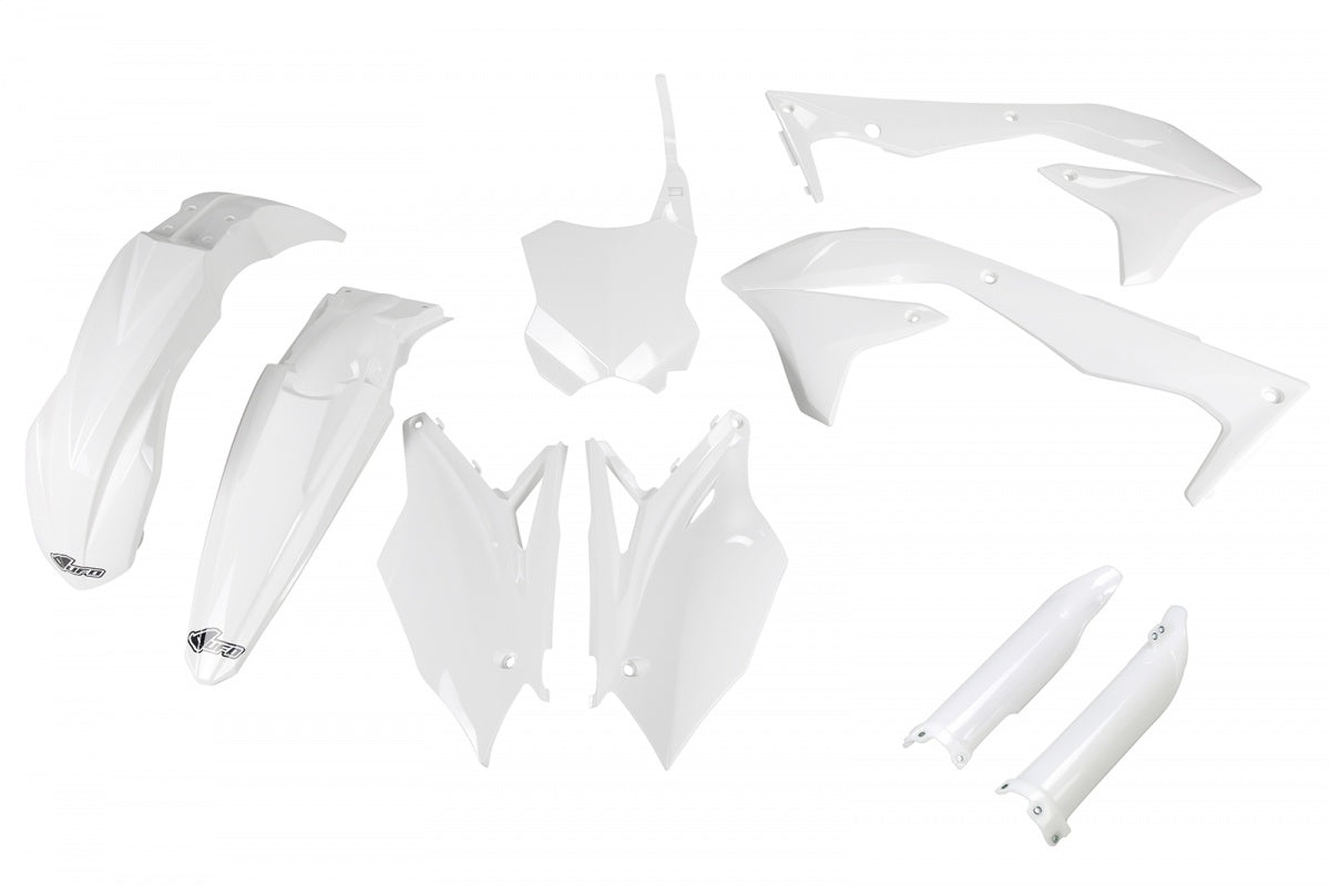 UFO Plastics Kit - Kawasaki KX 450 F White (Ref. KAKIT223F-047)