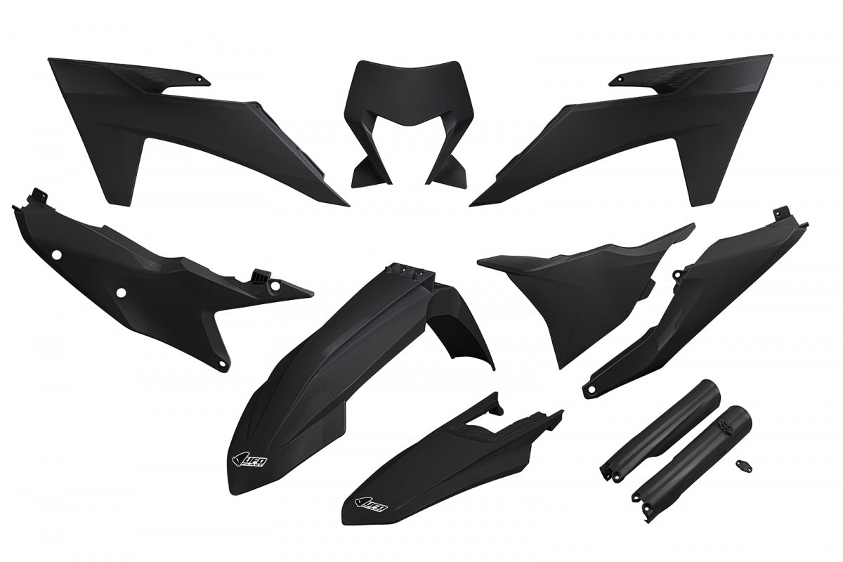 UFO Plastics Kit - KTM EXC/EXC-F Black
