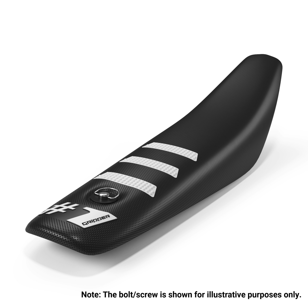 Onegripper Mini Light Rib Universal Seat Cover - Black/White