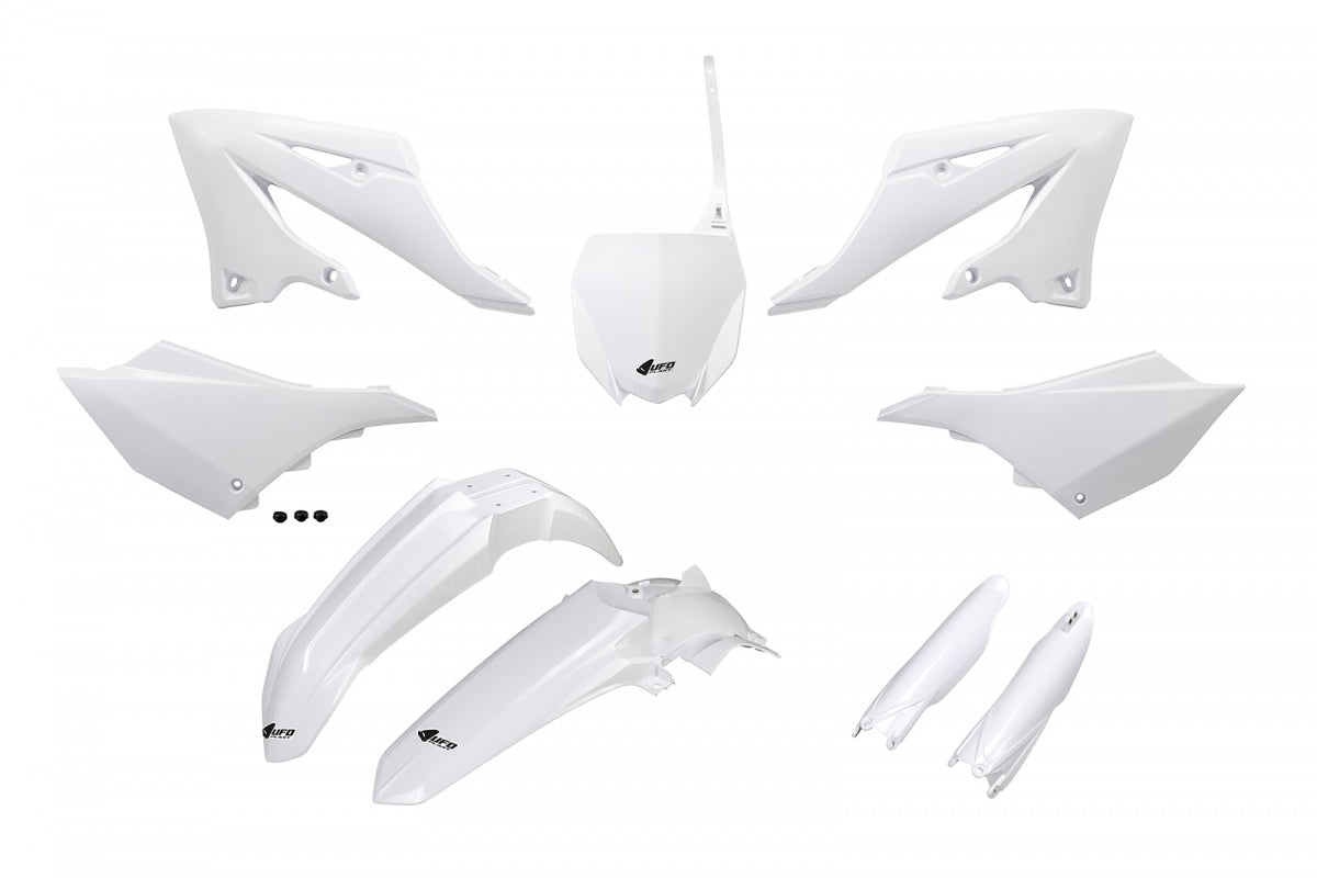 UFO Plastics Kit - Yamaha YZ White (Ref. YAKIT324F-046)