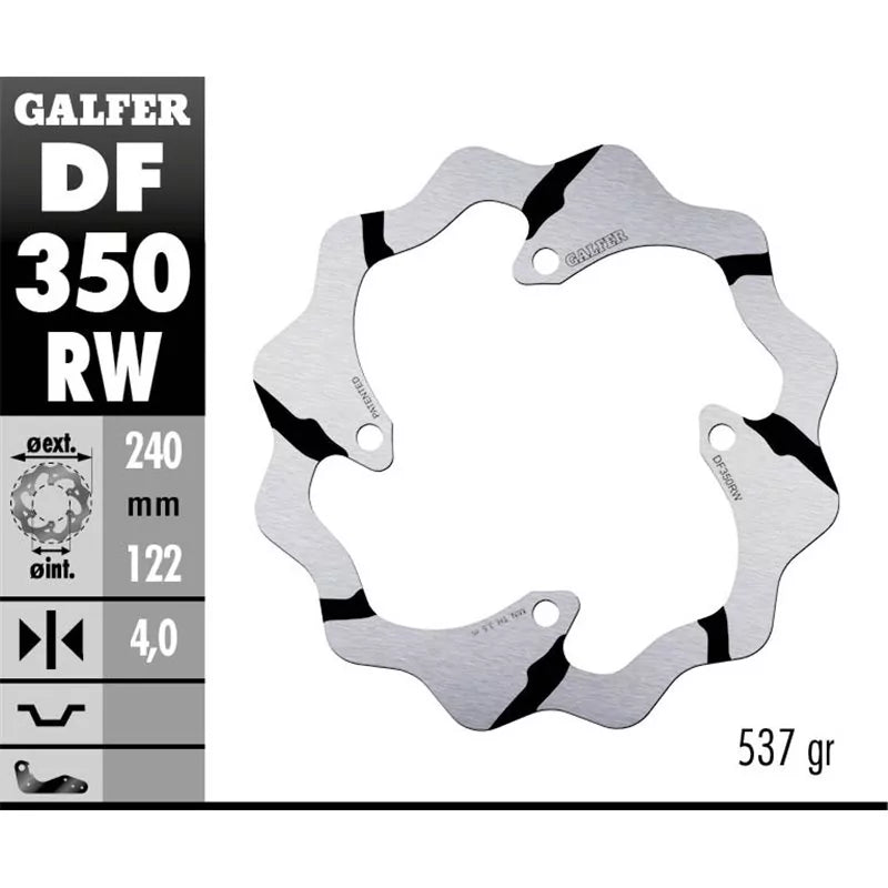 Galfer Race Off-Road Rear Brake Disc 240mm - Suzuki
