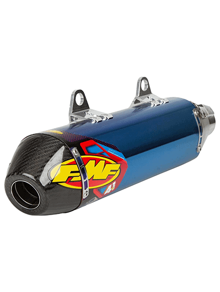 FMF Factory 4.1 Titanium Blue Anodized Slip-On Silencer (KTM/Husqvarna/GasGas 250-500) 2020-2023