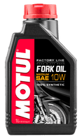 Motul Fork Oil Factory Line Medium 10W 1L bottle
