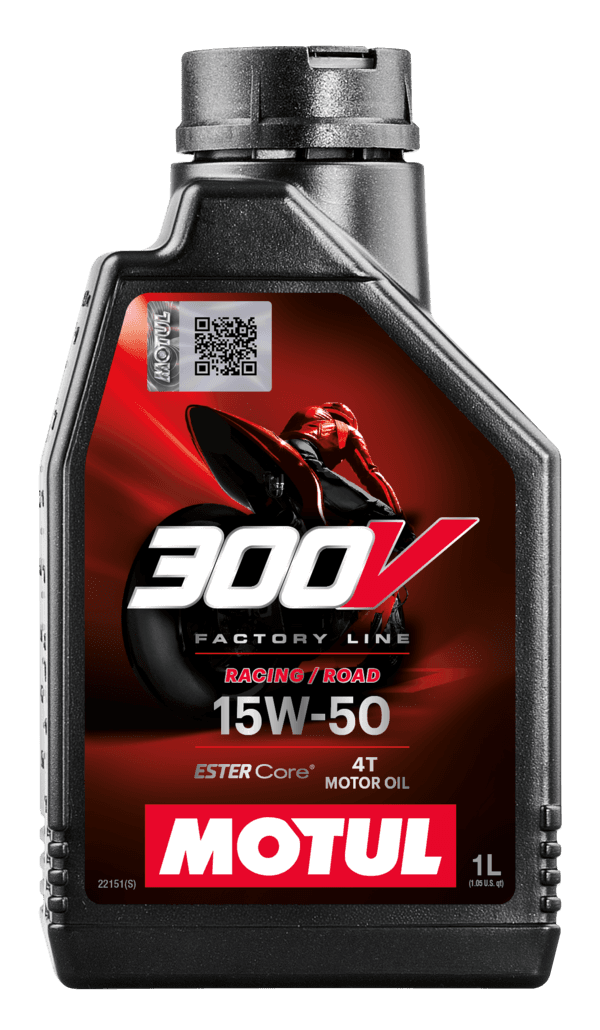Motul 4T 300V Factory Line Road Racing 15W-50 Engine Oil 4L